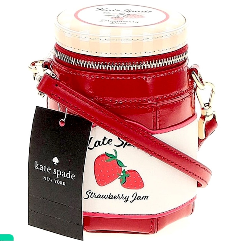 NWT Kate Spade Strawberry Dreams 3D Jam crossbody